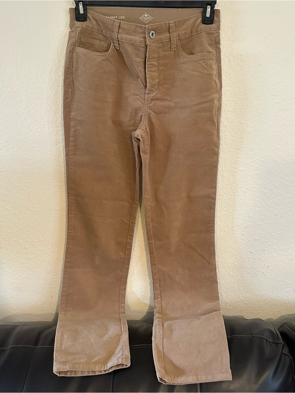 St John’s Bay Corduroy Pants New Unused Sz 6 Tan - Beige 98% Cotton